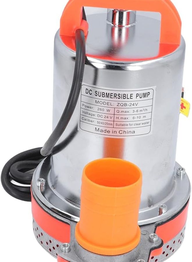 DC24V 260W Stainless Steel Submersible Pump For Aquaculture And Flood Drainage - Image 5