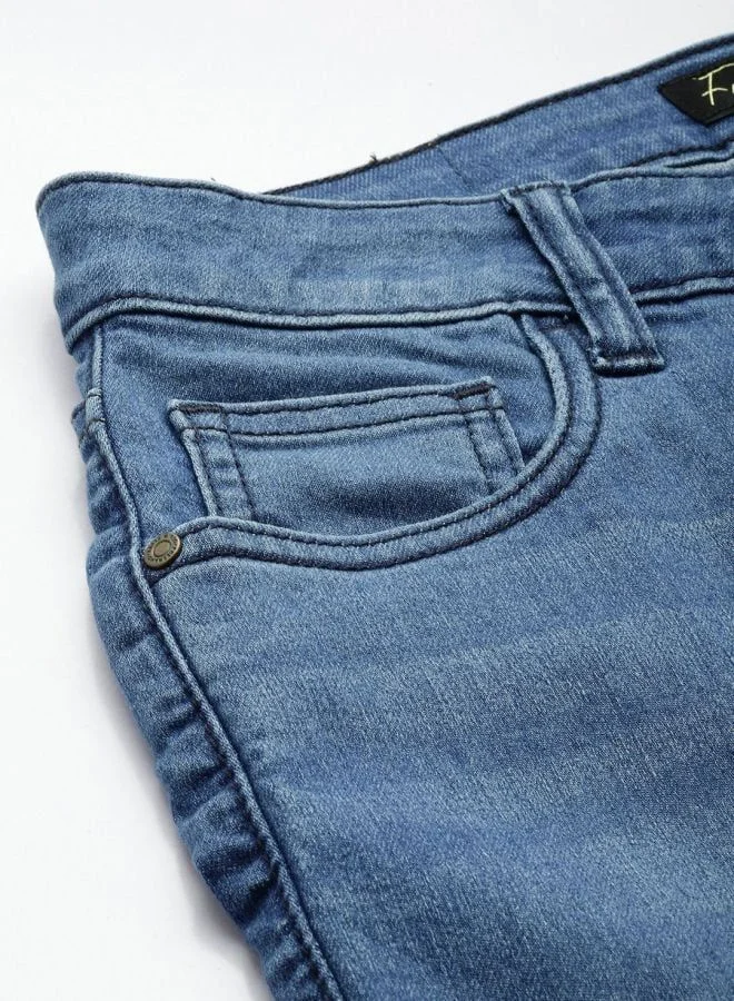 Freehand  Women Slim Fit Solid Mid Rise Jeans  | Best Price UAE