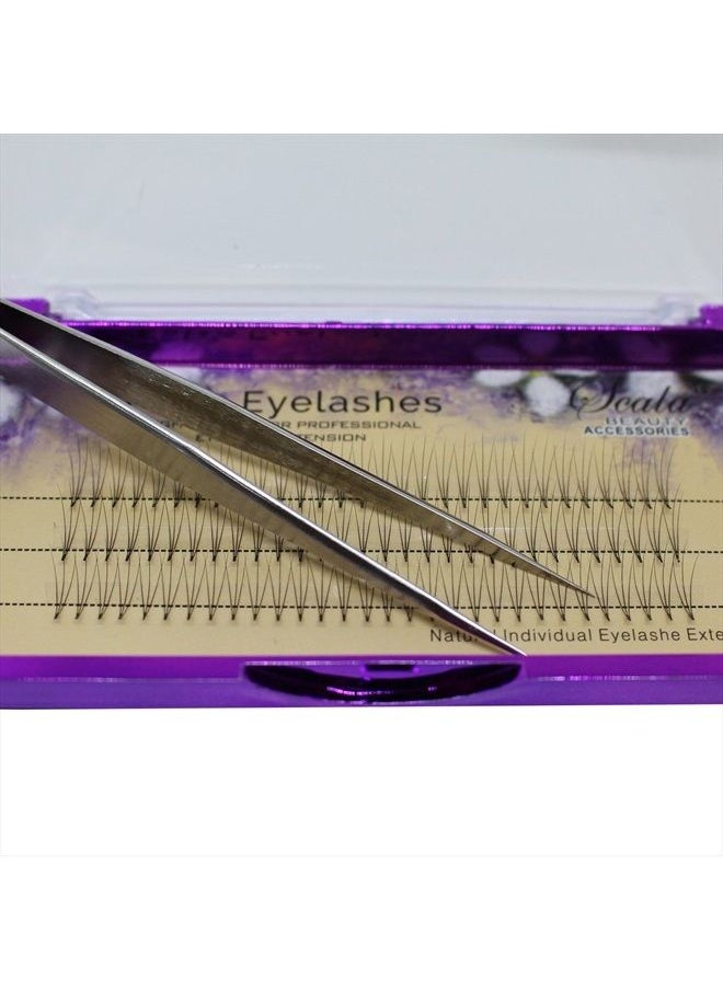 Bodermincer Scala 90 pieces 8-14mm C Curl 3 Root Thickness 0.07mm Individual Lashes Black False Eyelash Natural Soft Long Cluster Extension Makeup Beauty Health Makeup Fake Eyelashes (12mm)  - Image 4