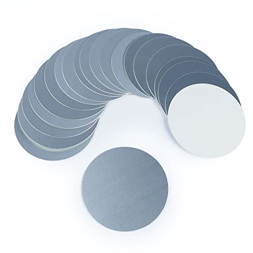 U.S. Solid Aluminum Foil Cap Liner Heat Sealing for PET Bottle Lid(100 pcs, 28mm) - Image 1