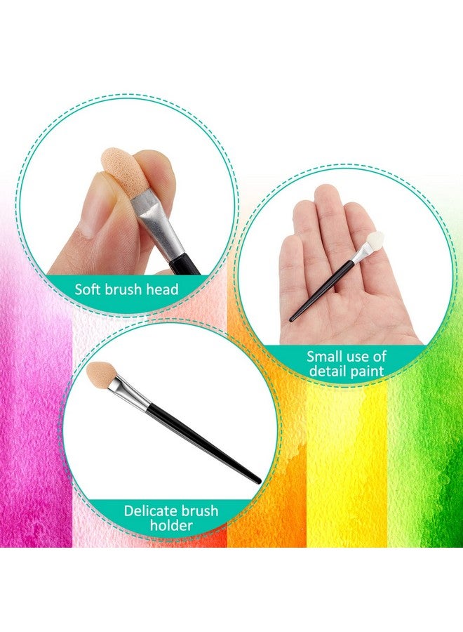 Zopeal 48 Pcs Sponge Applicators Detailed Ink Paints Blending Brushes Painting Small Brushes Hand Tools For Pastel Artist Painting Pastels Diy Scrapbooking Cards Making - Image 4