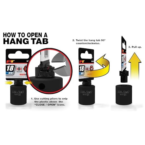 Performance Tool W34855 3/4-Inch Drive 12-Point Standard Socket 55mm - Image 4