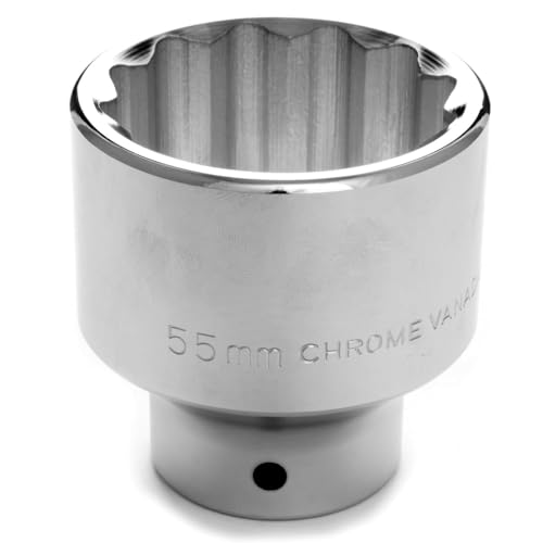 Performance Tool W34855 3/4-Inch Drive 12-Point Standard Socket 55mm - Image 2