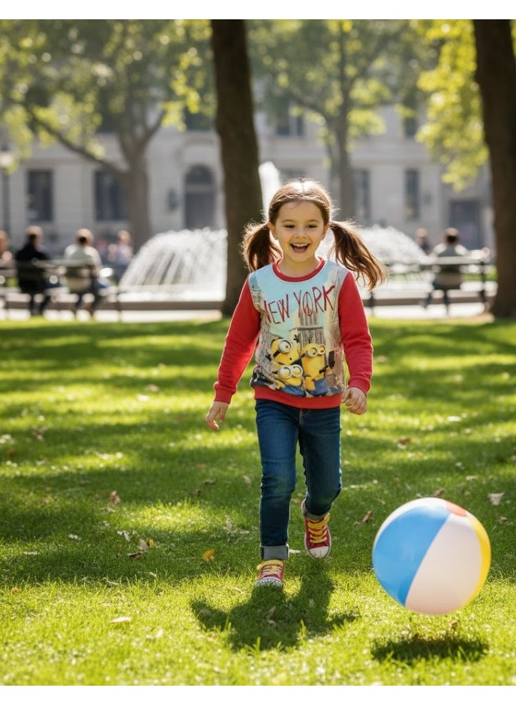 ديسبيكيبل مي مينيونز سويت شيرت مينيونز وورلد للبنات  من كيدز تي في - Image 3