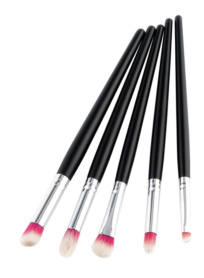 5-Piece Eye Makeup Brush Set Multicolour