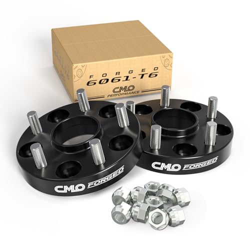 Customadeonly 25mm (1 Inch) Black Hubcentric Wheel Spacers 5x114.3 Compatible For lexus ES300 350, GS300 350 430,IS250 300 350,LS400 430 460,RC300 350, Camry Highlander Tacoma, tC xB (2pcs 60.1mm M12x1.5) - Image 1