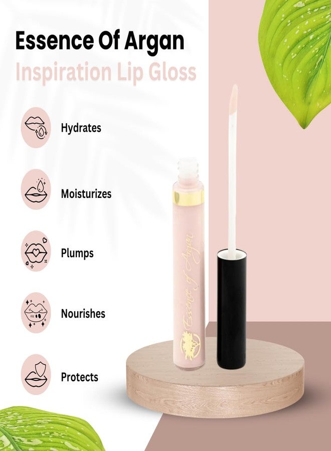 Essence Of Argan Inspiration Lip Gloss with Moroccan Argan Oil to Moisturize and Plump your Lips - Lip Care to Eliminate Dryness - Inspiration Matte Effect 0.25oz - Image 2