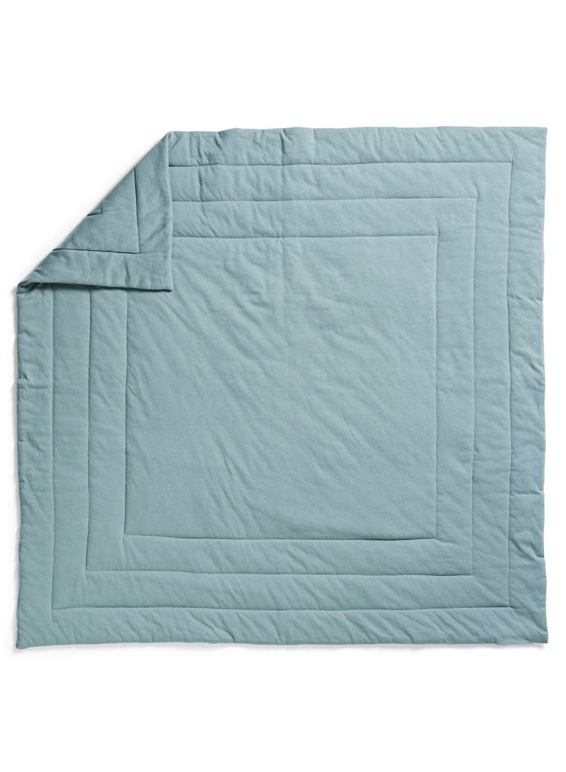 Elli Junior Elodei Details - Quilted Blanket - Pebble Green - Image 1