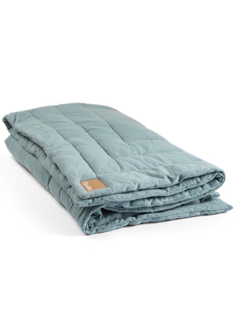 Elli Junior Elodei Details - Quilted Blanket - Pebble Green - Image 3