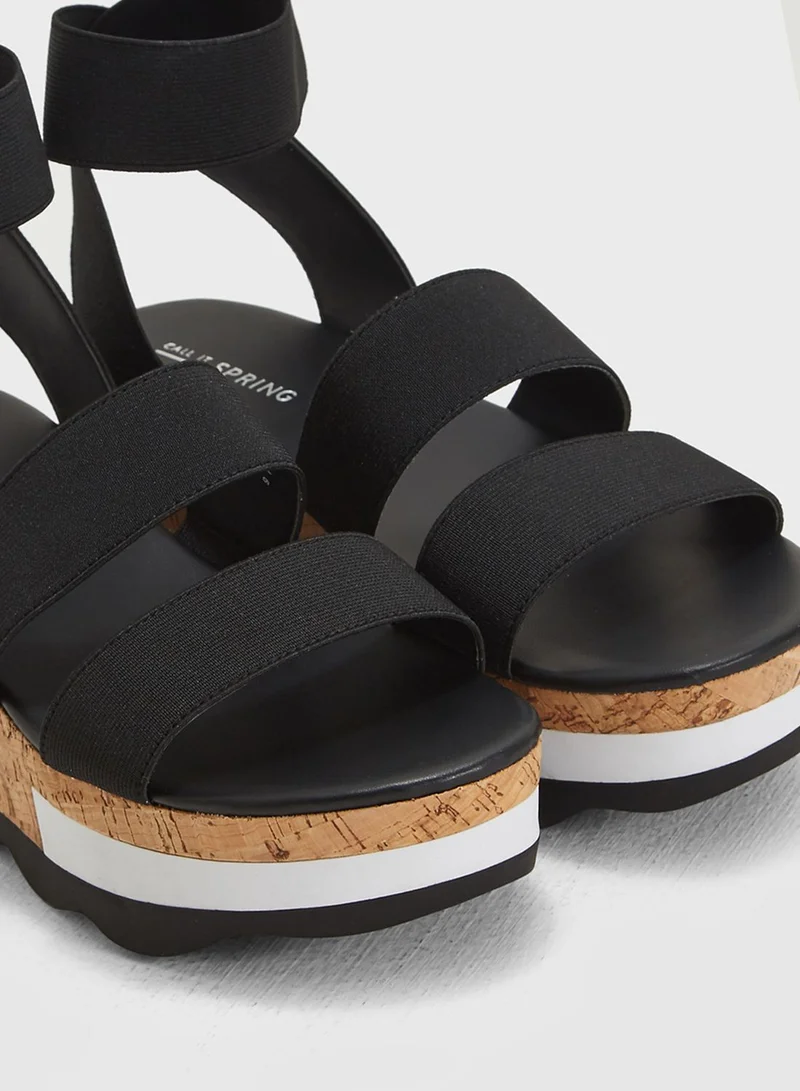 CALL IT SPRING Eva Wedge Sandal