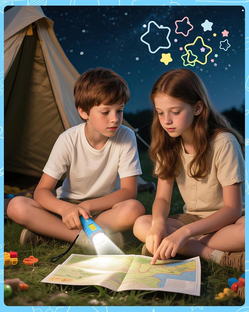 EverBrite 4-Pack Mini LED Plastic Flashlights, Assorted Colors Portable Torch Lights with Lanyard, Small Flashlight for Emergencies and Camping, 3 AAA Batteries Included - Image 4