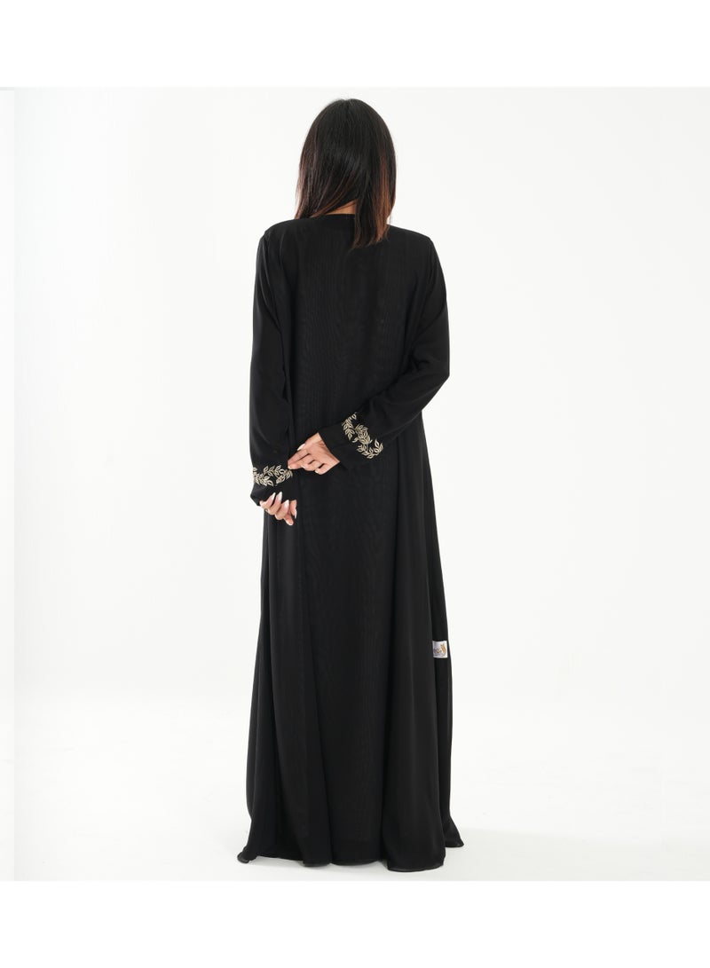 Rosette Abaya Black-R-202535  - Image 2