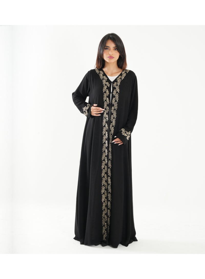 Rosette Abaya Black-R-202535  - Image 3
