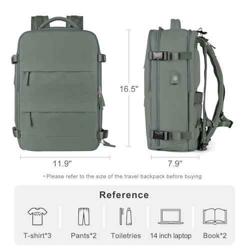 coofay Travel Backpack For Women Men Airline Approved Carry On Backpack Flight Approved Waterproof Sports Luggage Backpack Casual Daypack Small Hiking Backpacks - Image 3