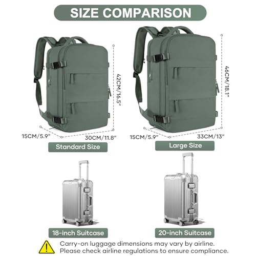 coofay Travel Backpack For Women Men Airline Approved Carry On Backpack Flight Approved Waterproof Sports Luggage Backpack Casual Daypack Small Hiking Backpacks - Image 4