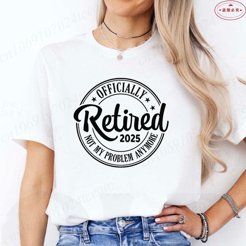 Funny Retirement T-Shirt For Women Fashionteacher Retired Es - Image 4