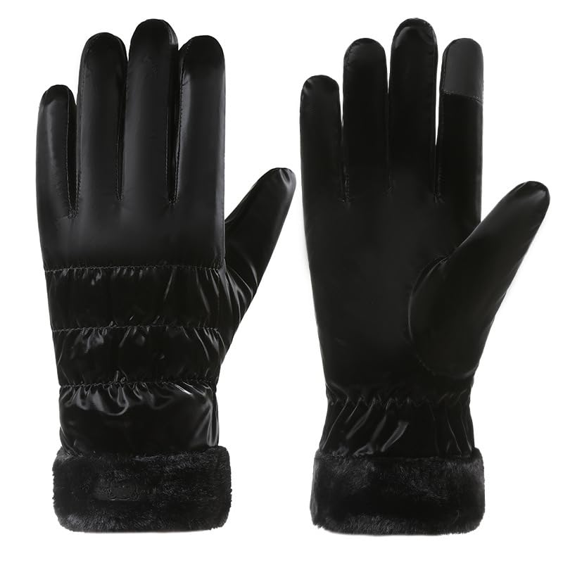 CaySep Women Winter Ski Gloves-Windproof Water-Resistant Warm Touchscreen Glove for Cold Weather Outdoor Sports - Image 1