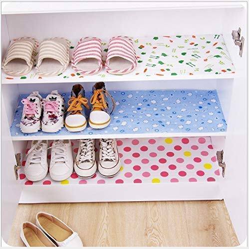 Dkriva Kitchen Shelf Mats Roll Sheets for Cupboard Shelves Antibacterial Cabinet Plastic Foam Household Wardrobe Drawer Pad Waterproof NonSlip Paper Roll 30 300 Multicolor 1 Pcs - Image 5