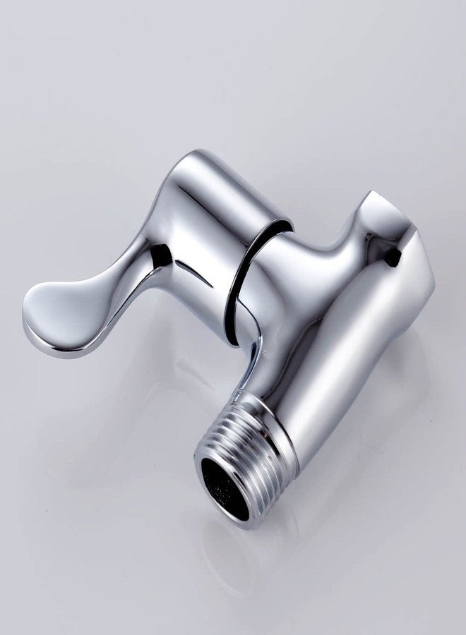 Weirun Shower Head Shut Off Valve,Flow Water Shower Head with Valve,Bathroom Hose Shut Off Valves Water Pressure Regulator, Polished Chrome - Image 5