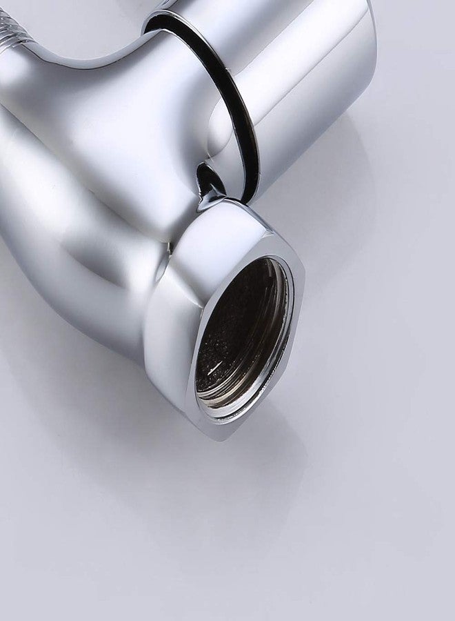 Weirun Shower Head Shut Off Valve,Flow Water Shower Head with Valve,Bathroom Hose Shut Off Valves Water Pressure Regulator, Polished Chrome - Image 4