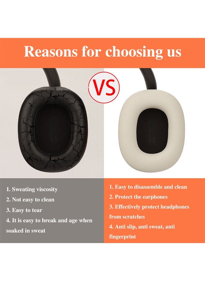 Realfrog Replacement Earpads Cushions For Baseus Bowie D05 Earpads Ear Cushions  - Image 2