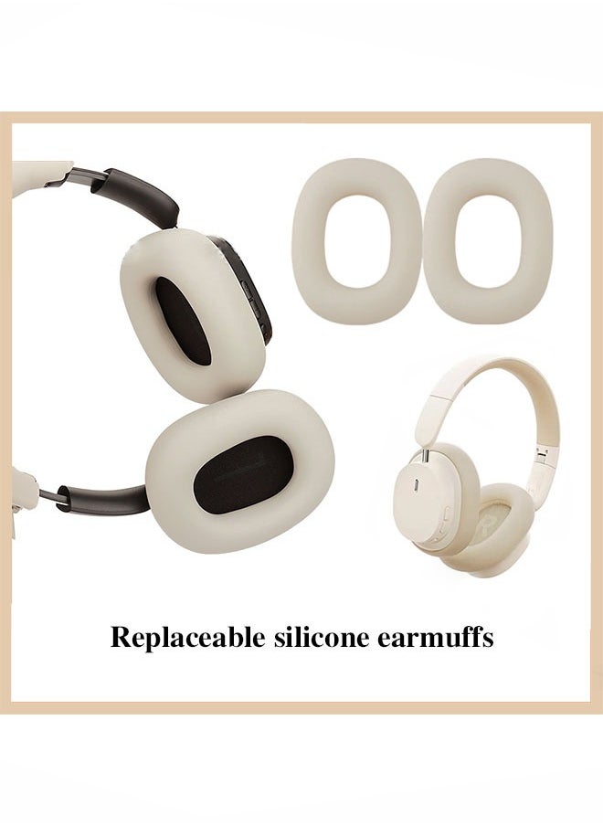 Realfrog Replacement Earpads Cushions For Baseus Bowie D05 Earpads Ear Cushions  - Image 5