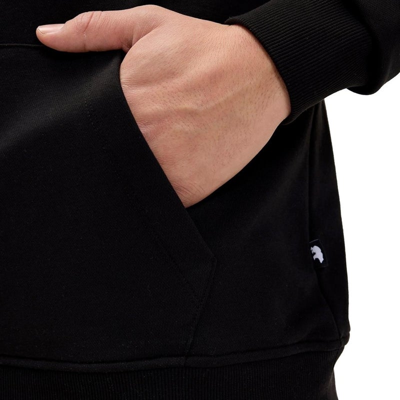 Bad Bear 24.02.12.024 Mono Hoodie Sweatshirt Black  - Image 5