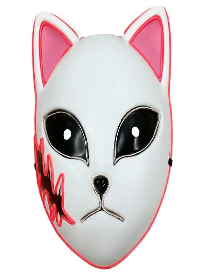 Sabito Cosplay Fox Mask – Demon Slayer Anime Costume Accessory