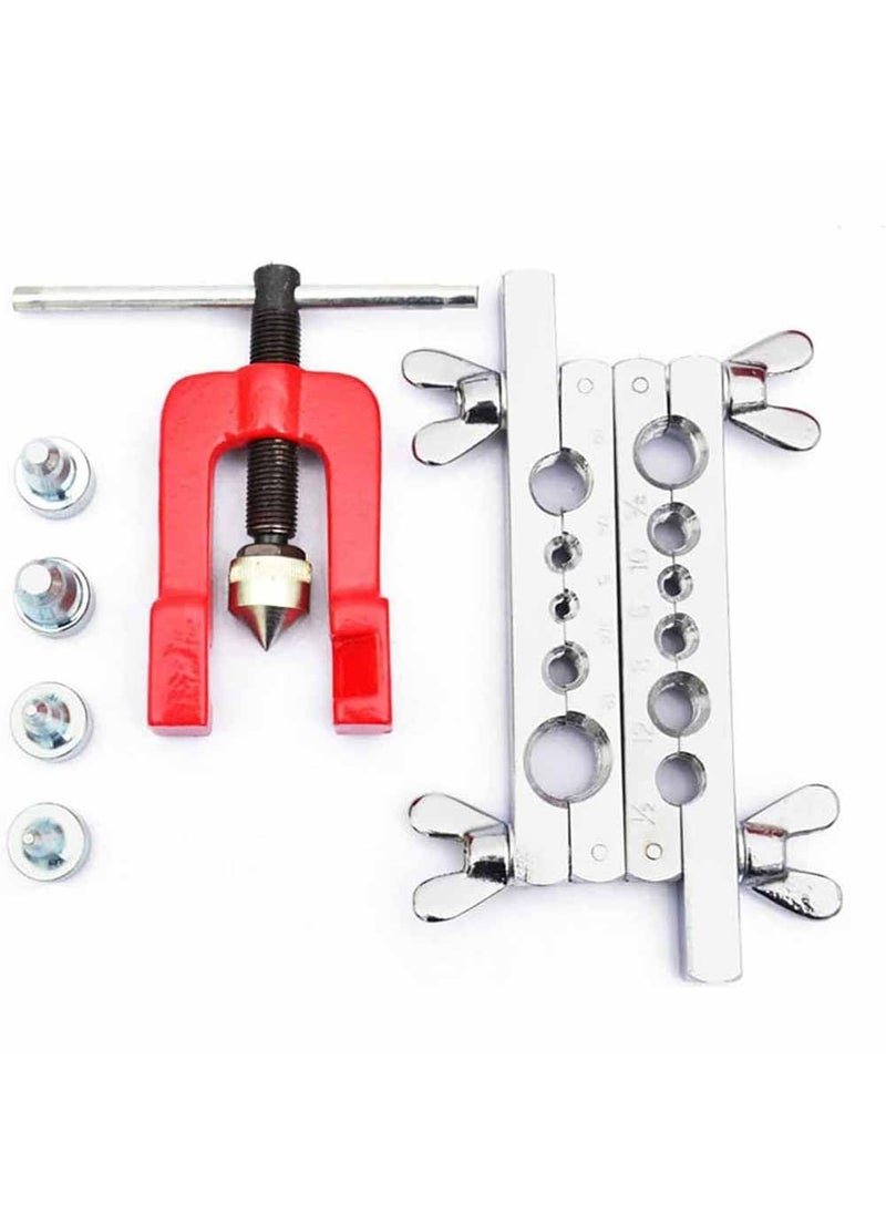 UPTODATETOOLS UPTODATETOOLS 7pcs 319mm Flaring Tool Kit Copper Brake Fuel Pipe Repair Double Flaring Dies for Flaring Tools Refrigeration  - Image 3