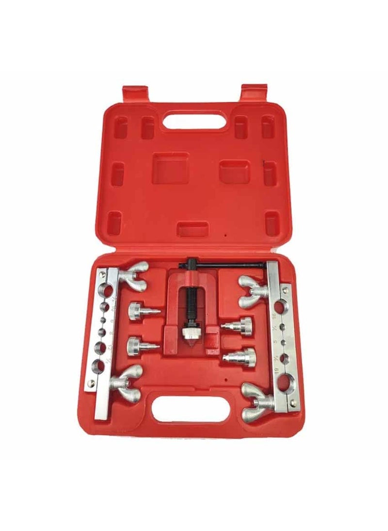 UPTODATETOOLS UPTODATETOOLS 7pcs 319mm Flaring Tool Kit Copper Brake Fuel Pipe Repair Double Flaring Dies for Flaring Tools Refrigeration  - Image 1