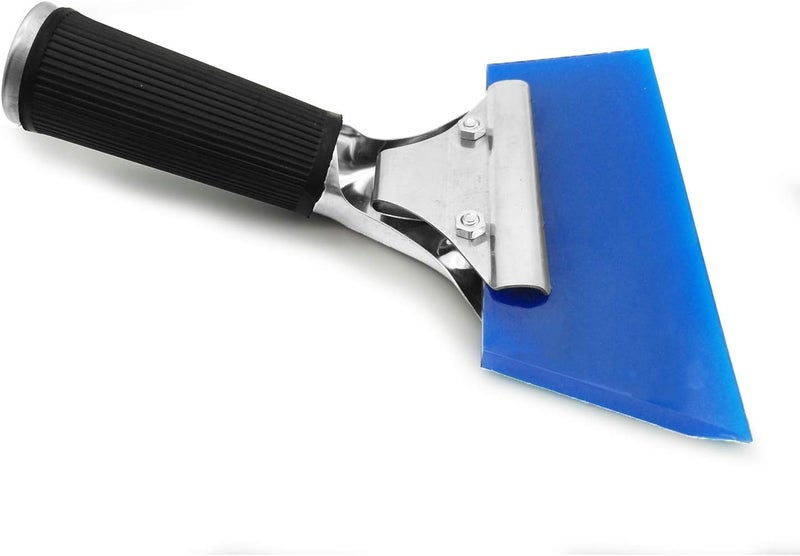 GUGUGI Rubber Squeegee Car Window Squeegee Shower Squeegee Ice Scraper Rubber Water Blade with for Auto Window Tinting, Windshield, Glass Door Cleaning 7 Inch Length - Image 3