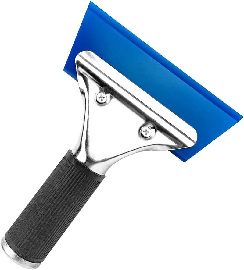 GUGUGI Rubber Squeegee Car Window Squeegee Shower Squeegee Ice Scraper Rubber Water Blade with for Auto Window Tinting, Windshield, Glass Door Cleaning 7 Inch Length - Image 1