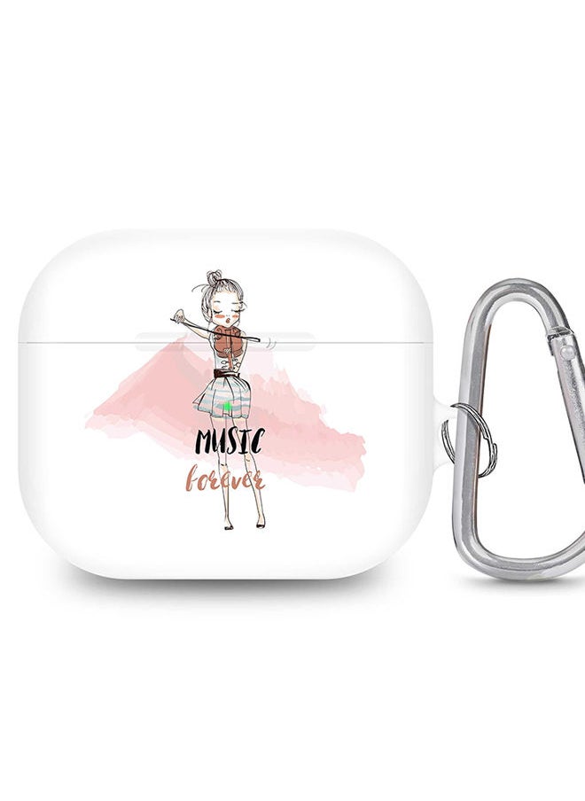 Stylizedd - StylePods Case for Airpods 3rd Gen Case With Anti-Lost Keychain - Music Forever - Image 1
