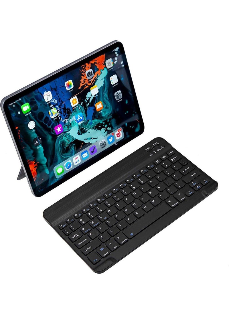 Duhaline - Samsung Galaxy Tab S3 SM-T820 Compatible Bluetooth Tablet Keyboard Mini Slim Rechargeable Wireless Keyboard - Image 1