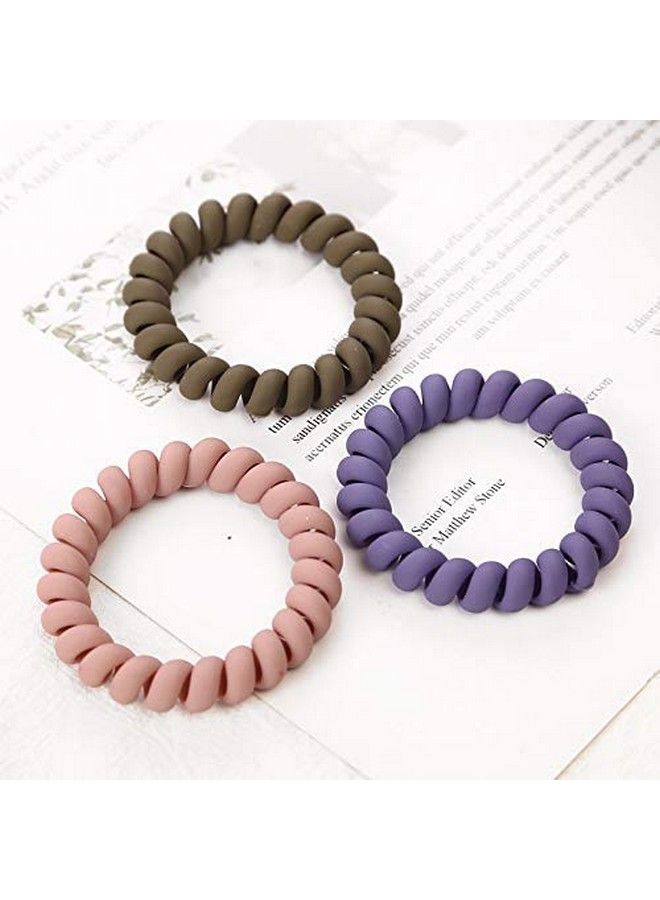 Fameza Telephone Wire Elastic Hair Bands For Girls Headwear Ponytail Holder Rubber Bands Women Hair Accessories(Rainbow Color) - Image 3