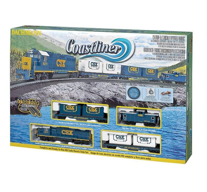 Bachmann Trains Coastliner Ready To Run Electric Train Set HO Scale