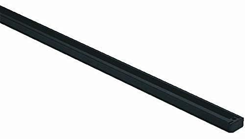 ZOREZA ZOREZA Aluminium Rectangular TrackwayTrack PattiTrackline for Spot Led Lights Pack of 2 1 Meter Each Black  - Image 2