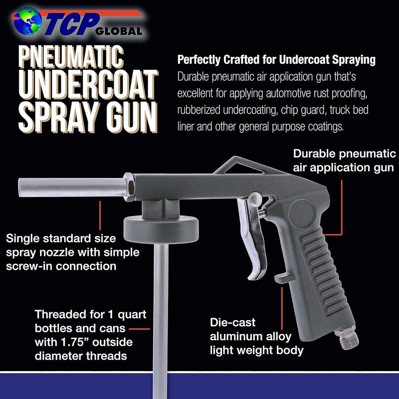 TCP Global Pneumatic Air Undercoating Spray Gun - Image 2