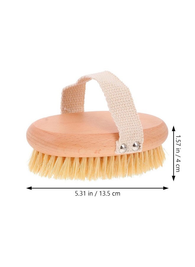 eHomeA2Z Dry Brushing Body Brush-Boar Bristles Dry Skin Brush,Exfoliating Massage Brush for Cellulite and Lymphatic,Improve Circulation,Stop Ingrown Hairs,Reduce Acne,Soften Skin,Wet or Dry brushing for All Kinds of Skin (Oval shape) - Image 3