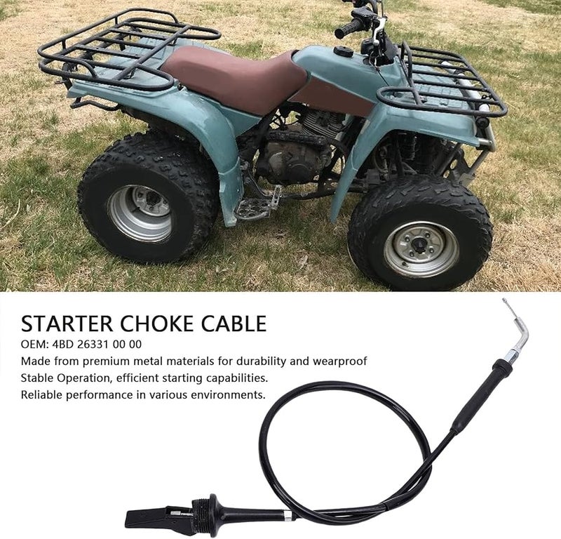 Metal Wear Resisting Starter Choke Cable 4BD 26331 00 Replacement for TIMBERWOLF ATV - Image 5
