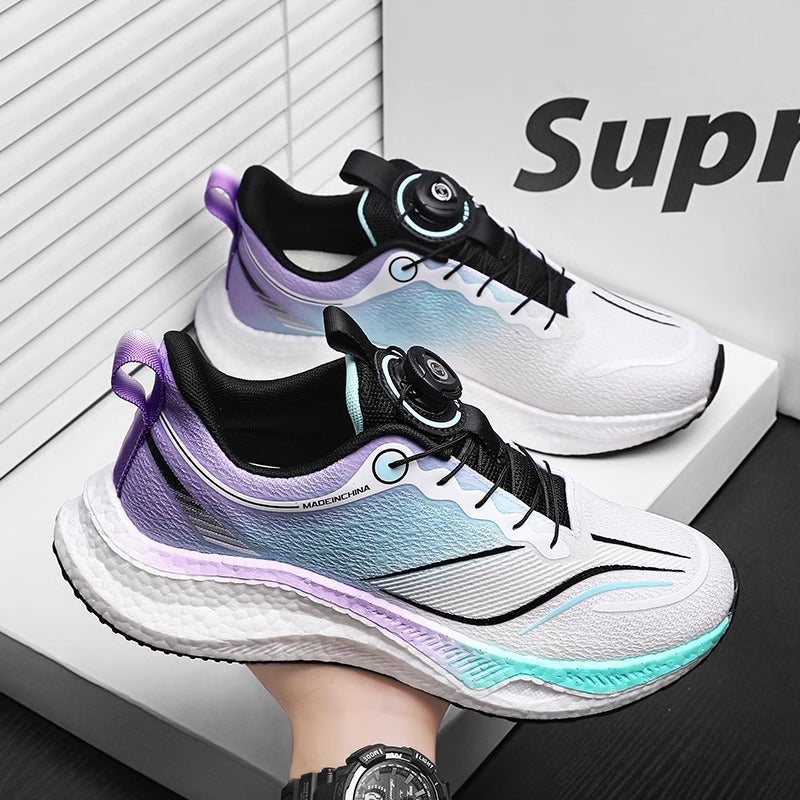 Running Shoes For Men, Students, Summer Breathable, Big Children'S Sports Shock-Absorbing Professional Racing Training Running Shoes For Men - Image 2