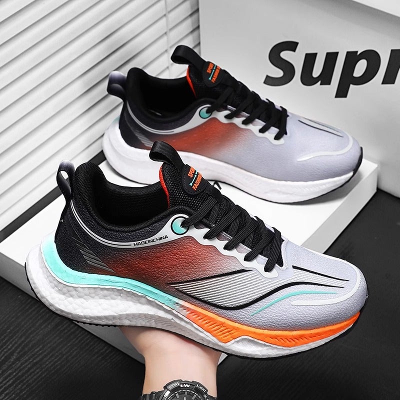 Running Shoes For Men, Students, Summer Breathable, Big Children'S Sports Shock-Absorbing Professional Racing Training Running Shoes For Men - Image 5