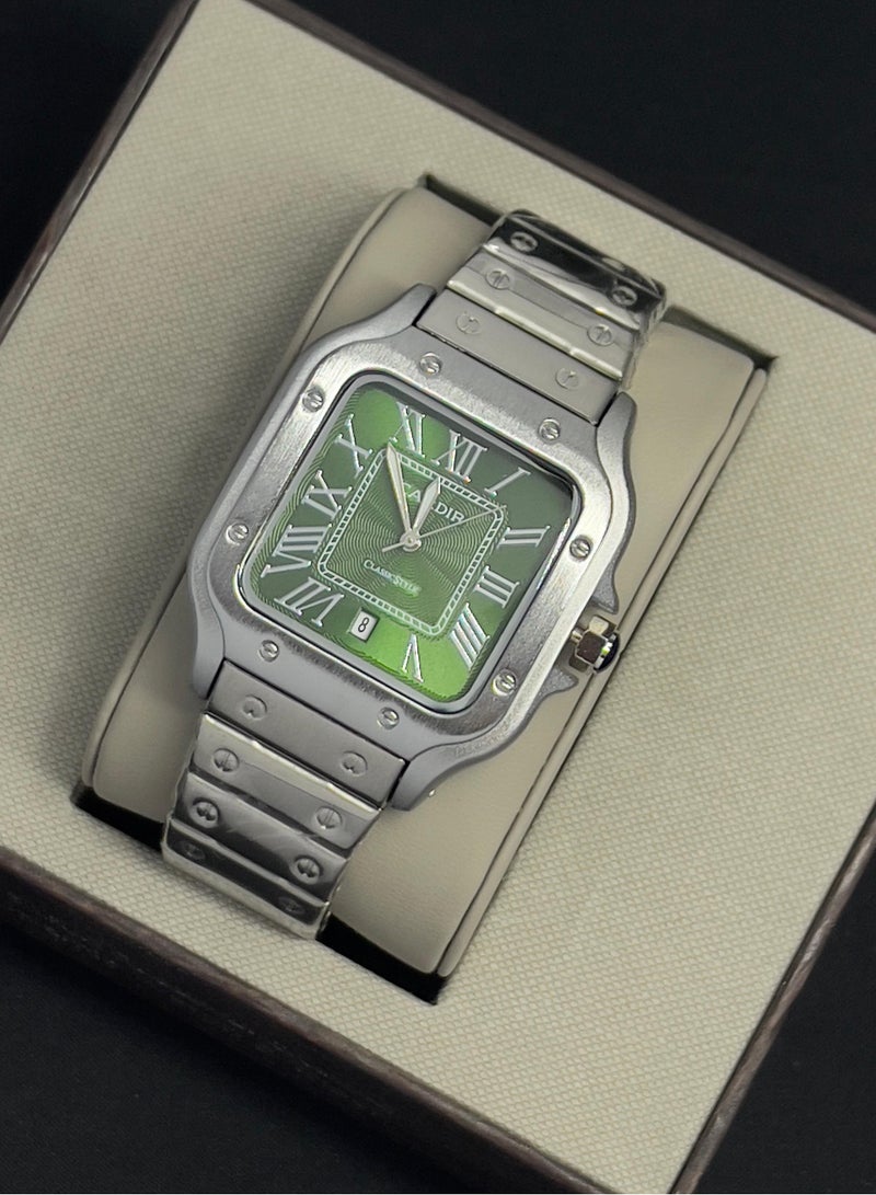 Modern CARDIR watch with a contemporary design of Latin letters