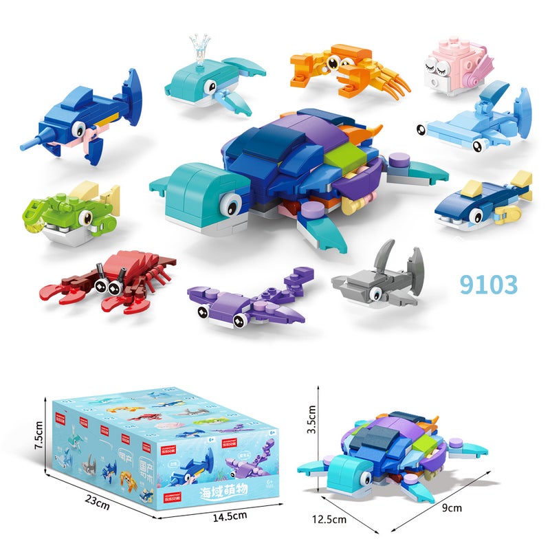 Christmas Toy Gift Small Particles Kids Boys Girls Toys Compatible With Lego Santa Elk - Image 4