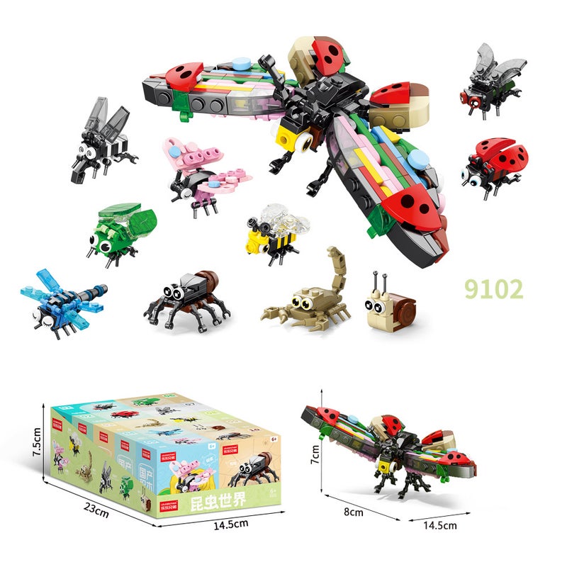 Christmas Toy Gift Small Particles Kids Boys Girls Toys Compatible With Lego Santa Elk - Image 1