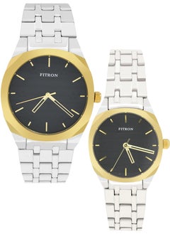 Fitron Fitron Quartz Analog Silver Couple Set Watch For Men and Women  - Image 1