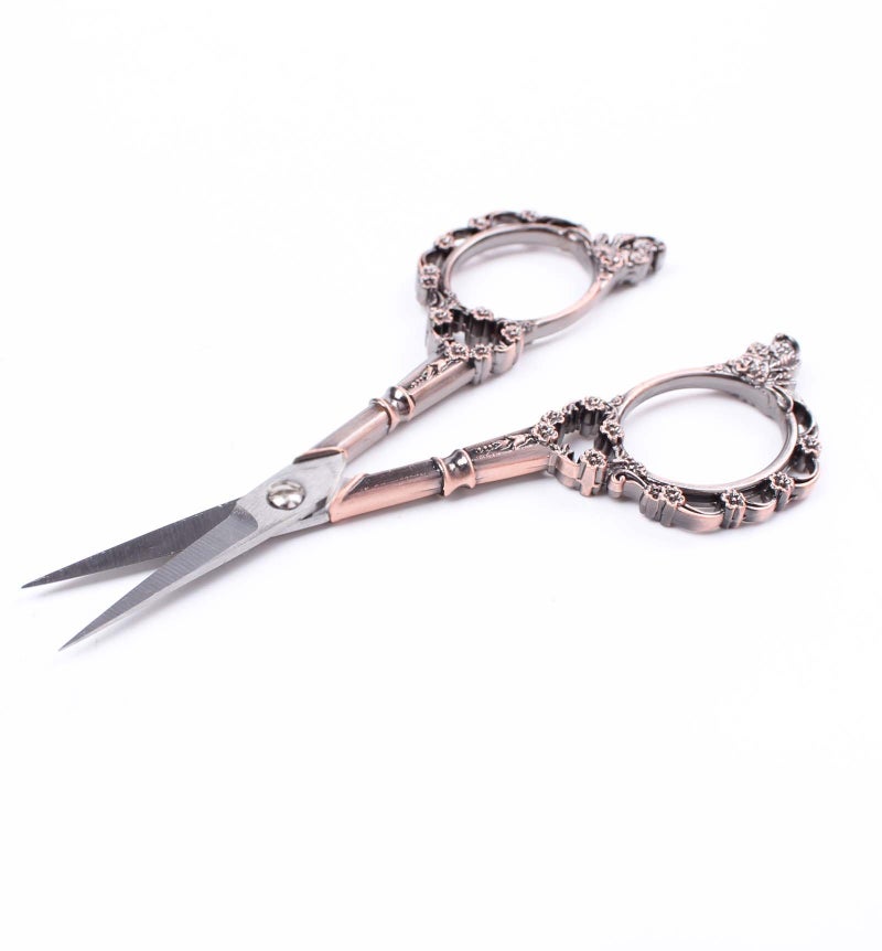 BIHRTC Vintage Plum Blossom Clouds Sewing Scissors for Embroidery, Sewing, Craft, Art Work & Everyday Use - Pack of 2,1pc Per Design - Image 5