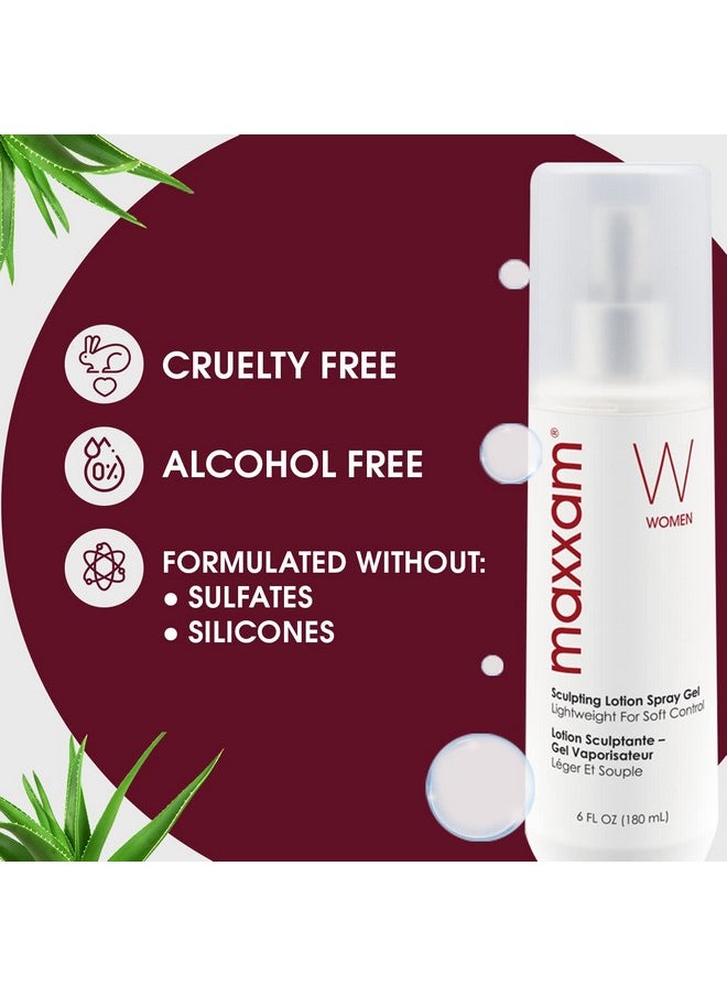 HAIR CLUB - Maxxam Full Control Flexible Hold Sculpting Spray Gel With Moisturizers | Uv Protection | Alcohol Free Formula 6 Fl Oz - Image 1