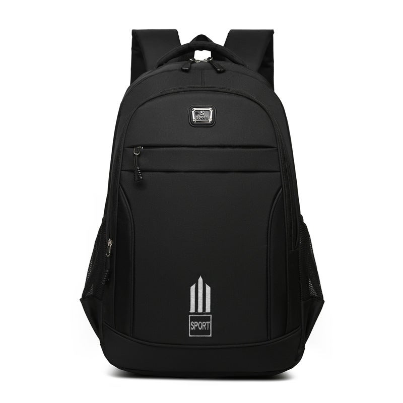 New Men'S Backpack Nylon Oxford Cloth Backpack Large Capacity Student Schoolbag Casual Simple Lightweight Travel Bag - Image 1