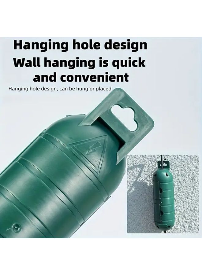 غطاية مقبس كهربائي خارجي أصفر مقاومة للماء مع صندوق توصيل سلك التمديد - Image 4